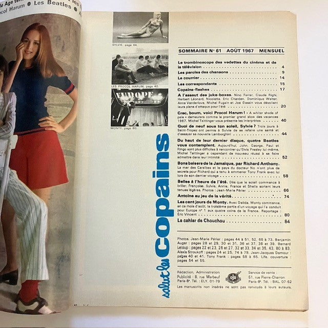 Magazine Salut Les Copains Numéro 61