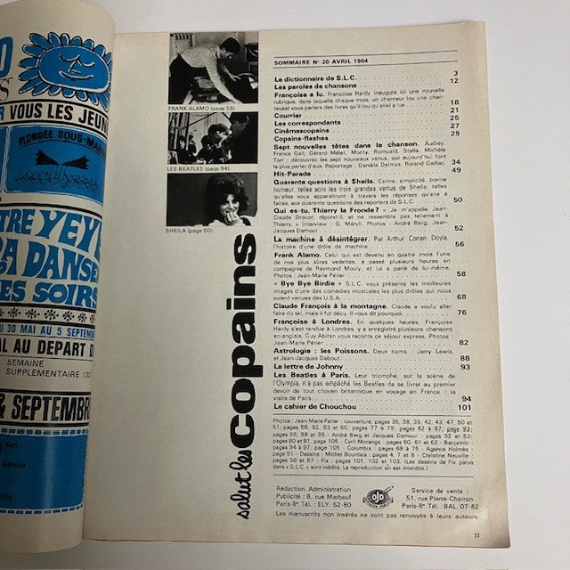 Magazine Salut Les Copains Numéro 20