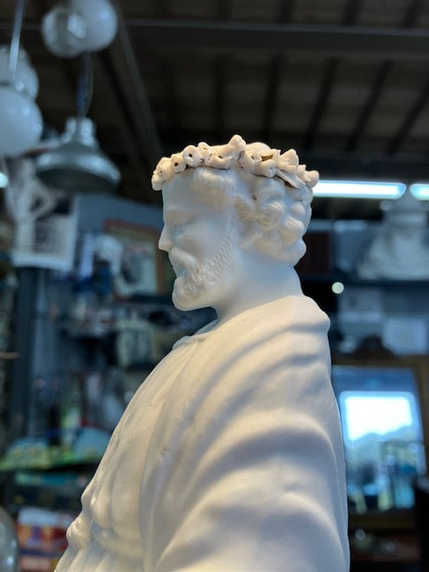 Statue Antique Saint Joseph Jésus Marie Religion Vierge