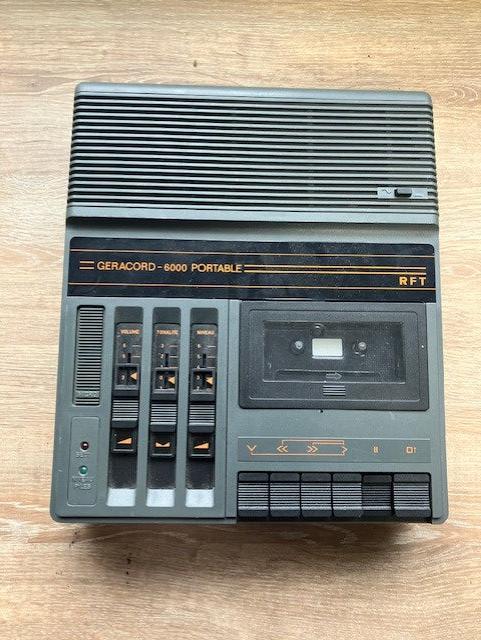 Magnétophone Lecteur Cassette Audio Geracord 6000