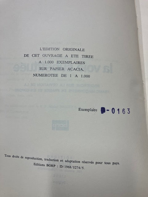 Dédicacé Numéroté La Voie Substituée Jean Baylot Franc-Maçonnerie