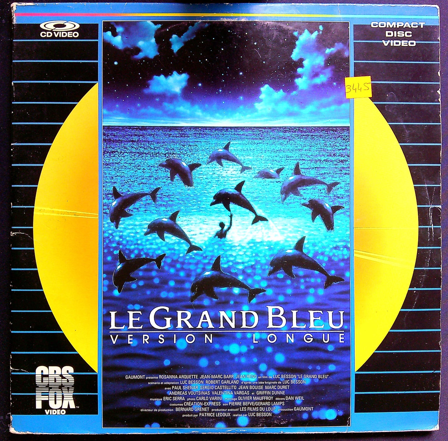Laser Disc Le Grand Bleu