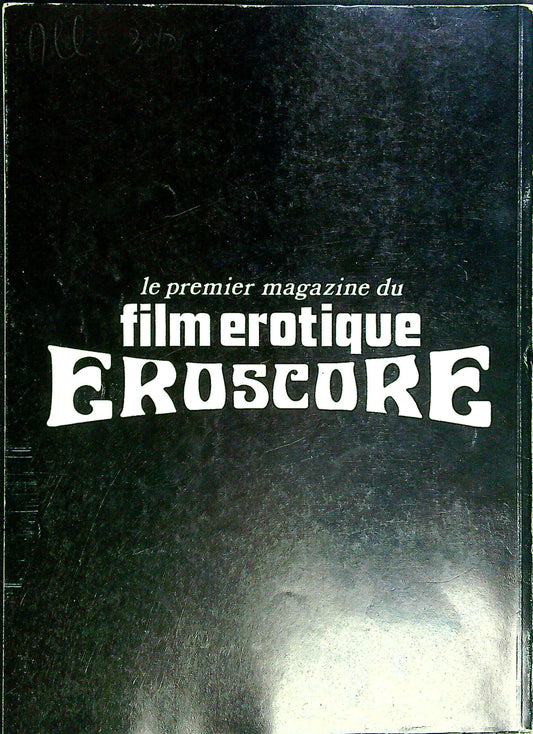 Magazine Film Erotique Eroscore N° 1 192 pages