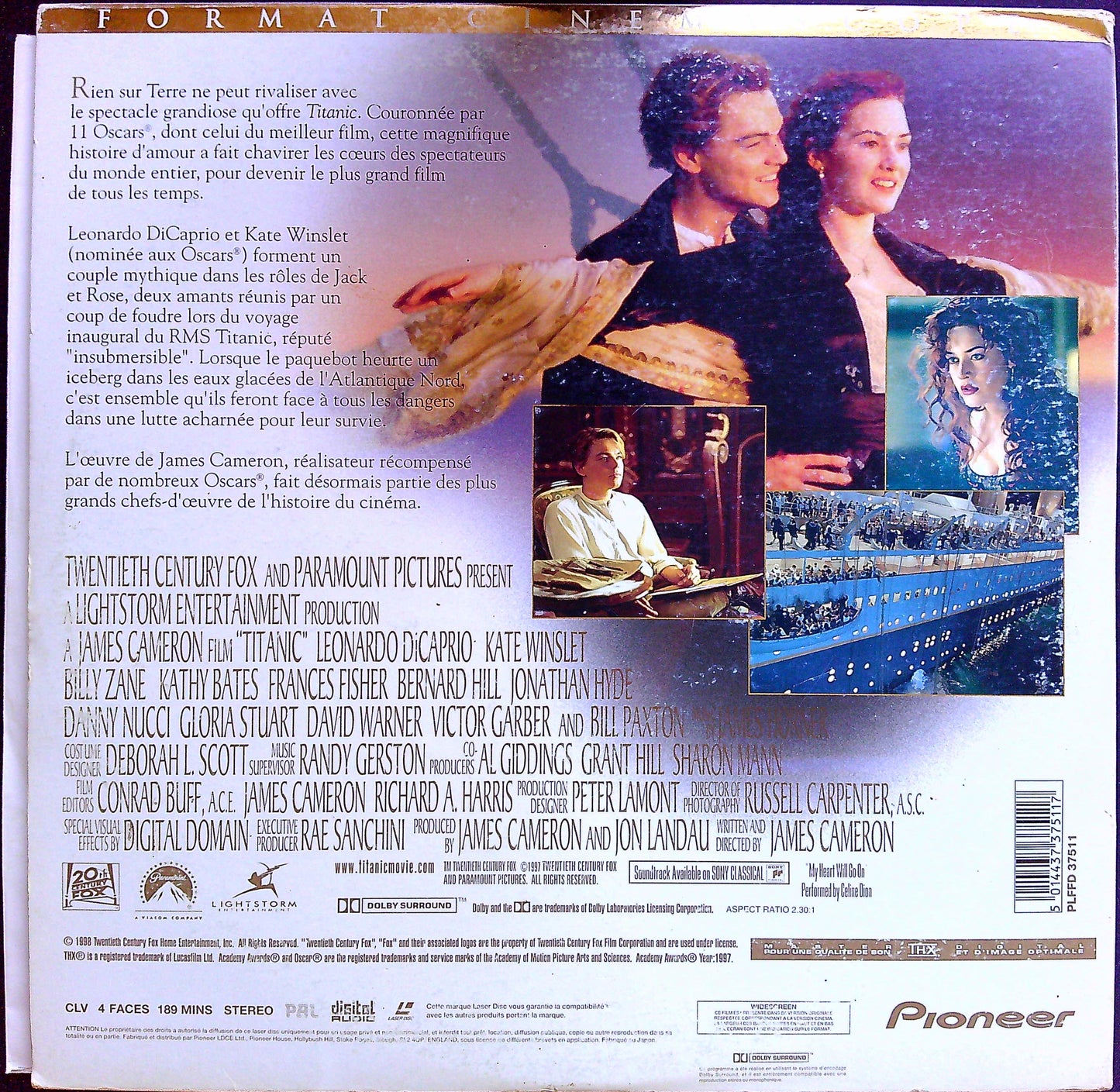 Laser Disc Titanic Double