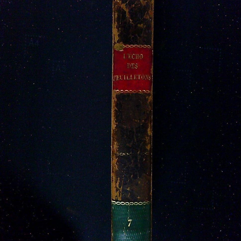 Livre L'Echo Des Feuilletons, Recueil De Nouvelles, Légendes, Anecdotes, Episodes, Etc Par MM J B Fellens Et L P Dufour