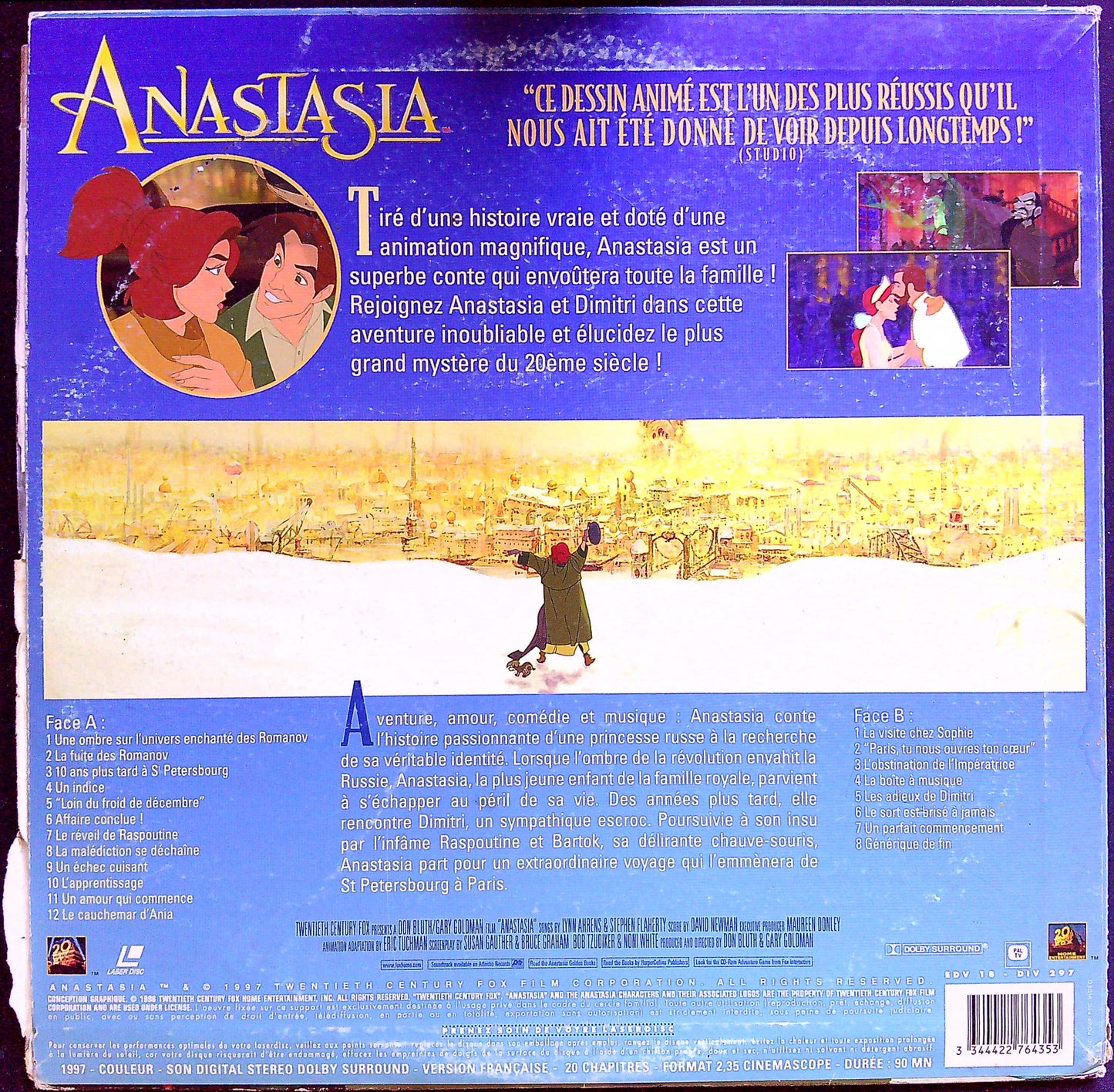 Laser Disc Anastasia
