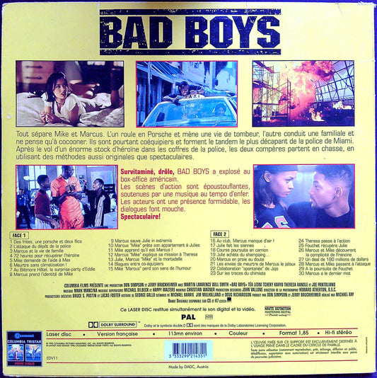 Laser Disc Bad Boys
