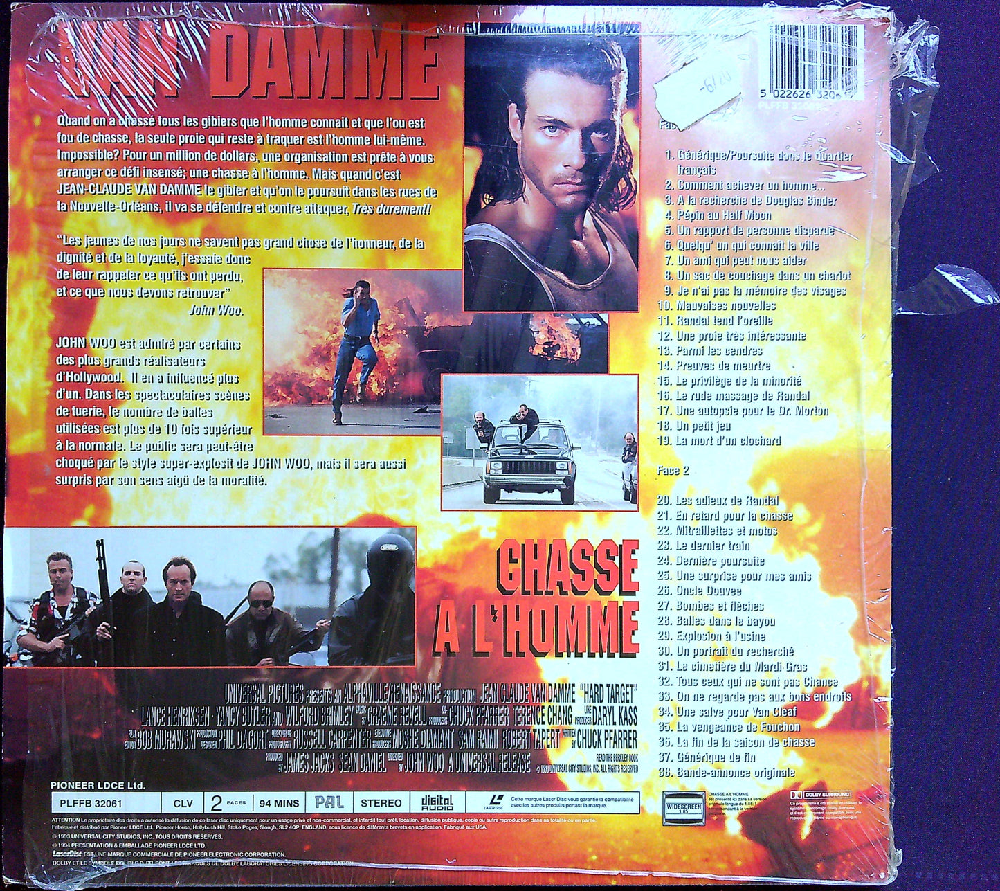 Laser Disc Chasse A L'Homme