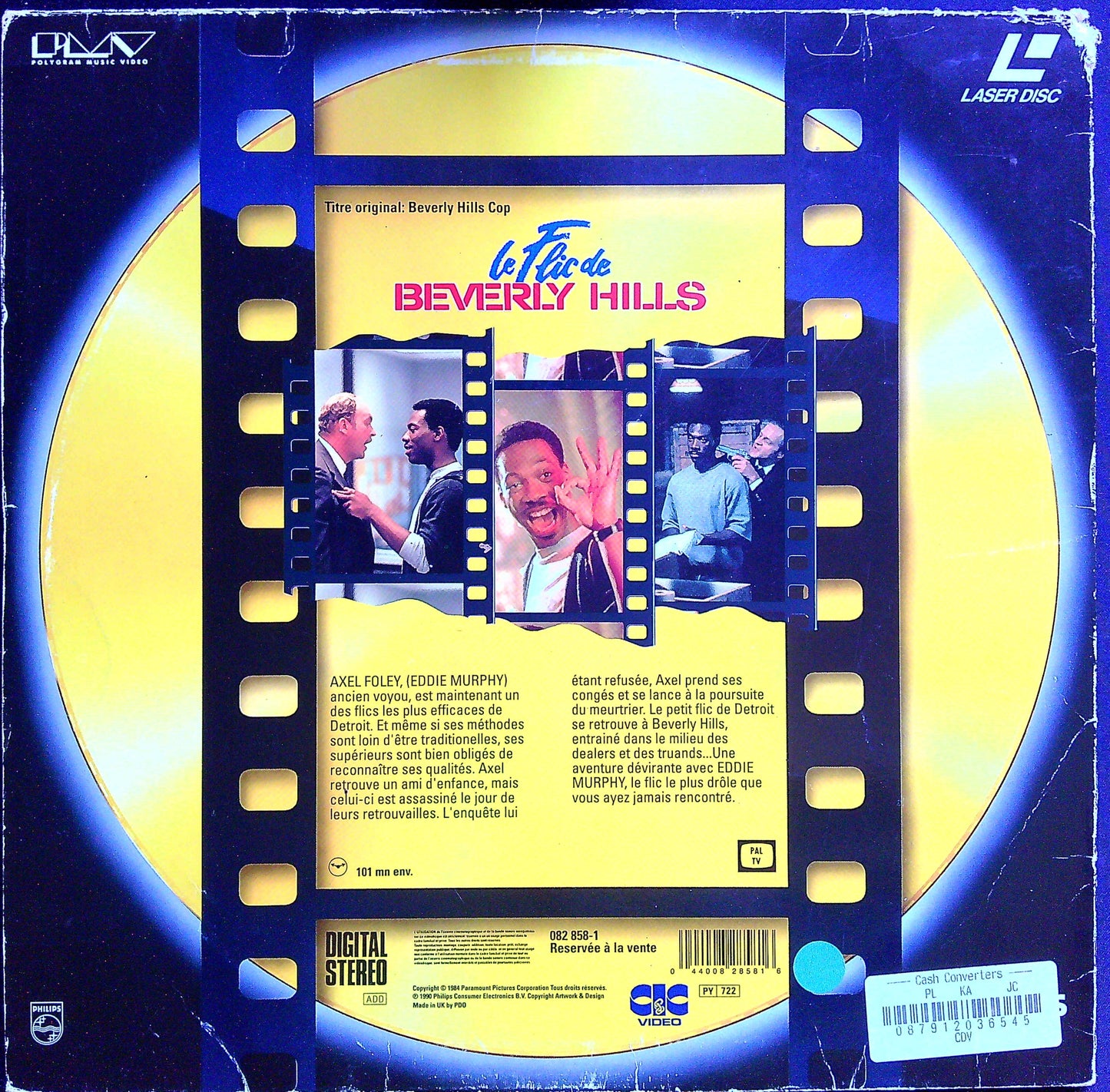 Laser Disc Le Flic De Beverly Hills
