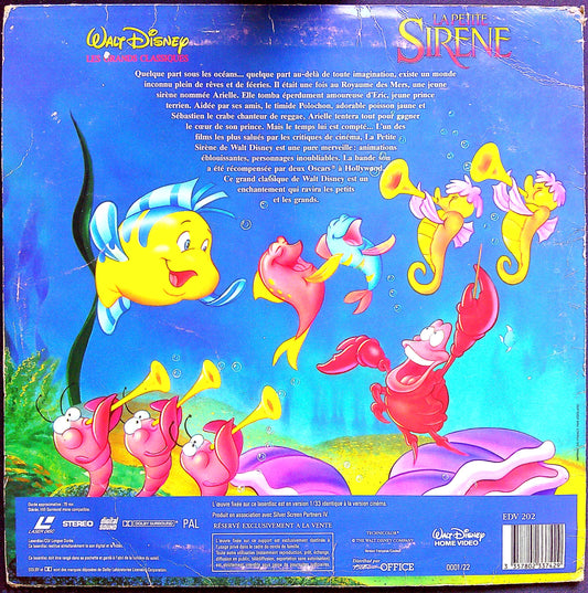 Laser Disc La Petite Sirène