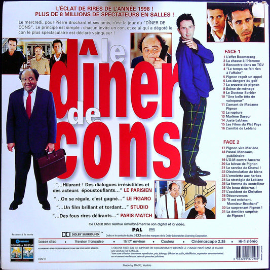 Laser Disc Le Dîner De Cons