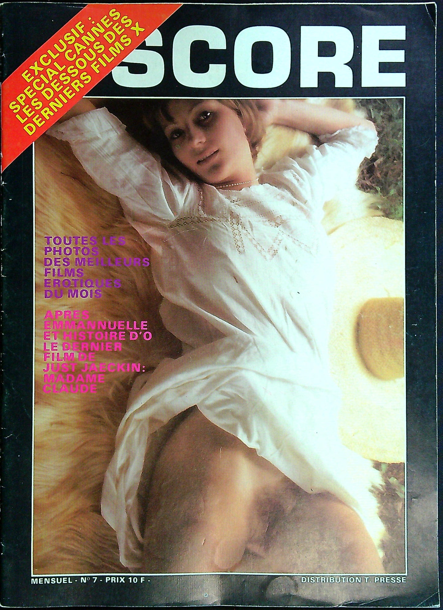 Magazine Film Erotique Eroscore Score N° 7 Emmannuelle
