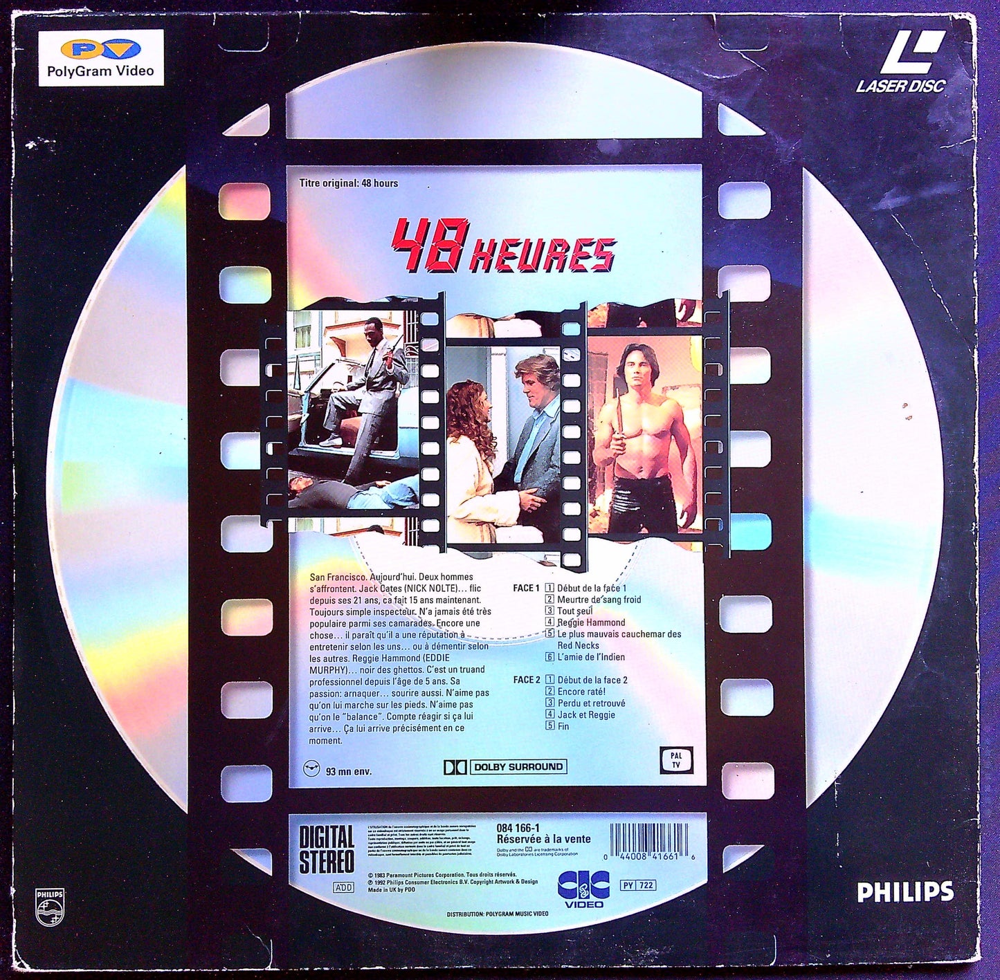 Laser Disc 48 Heures