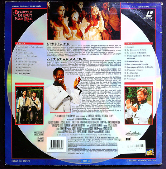 Laser Disc Beaucoup De Bruit Pour Rien