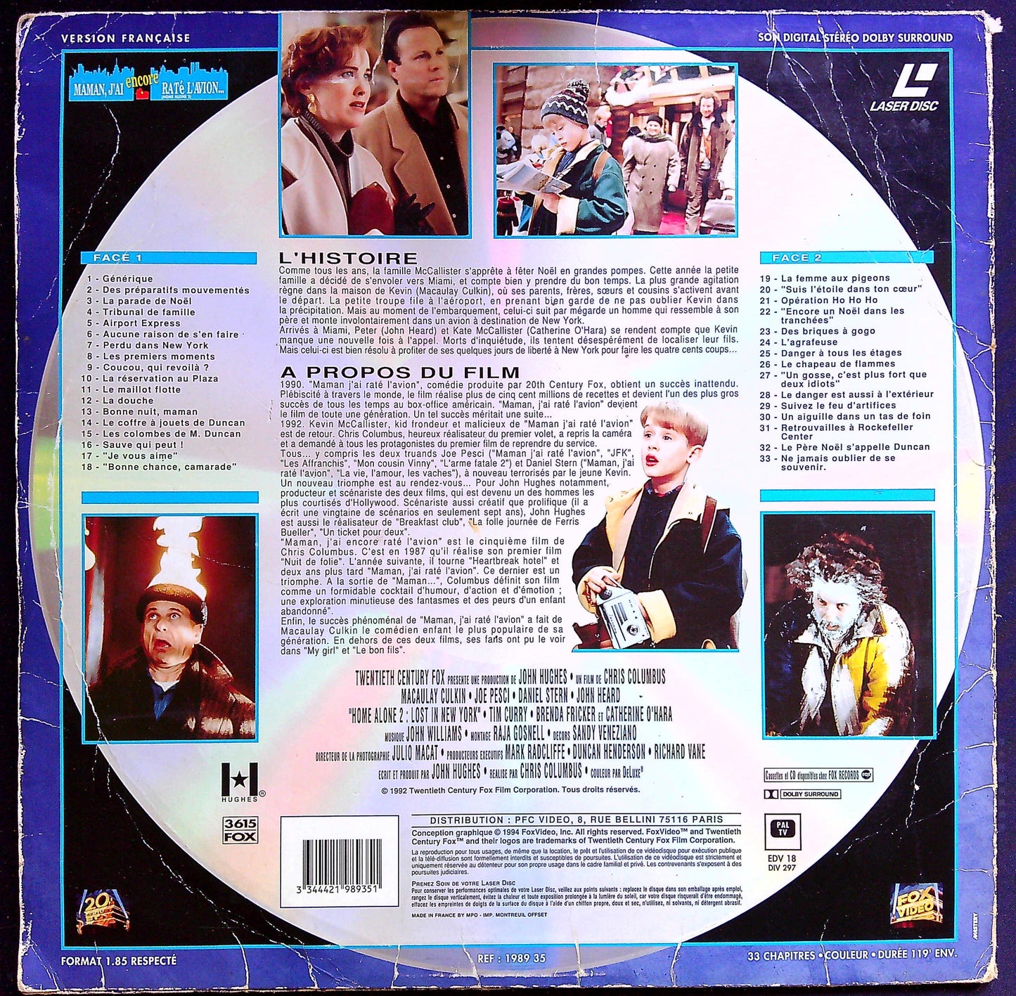 Laser Disc Maman J'ai Encore Raté L'avion