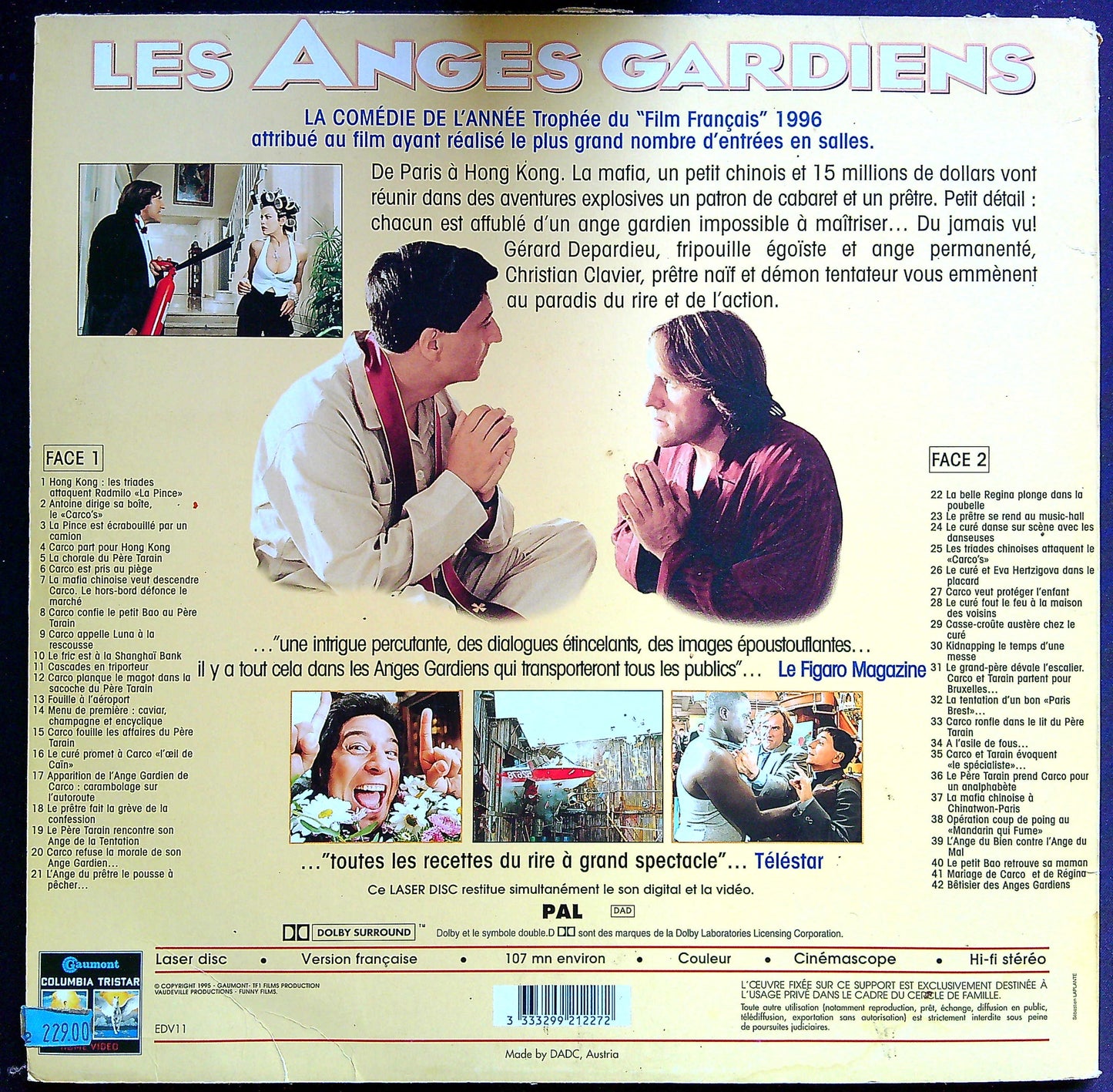Laser Disc Les Anges Gardiens