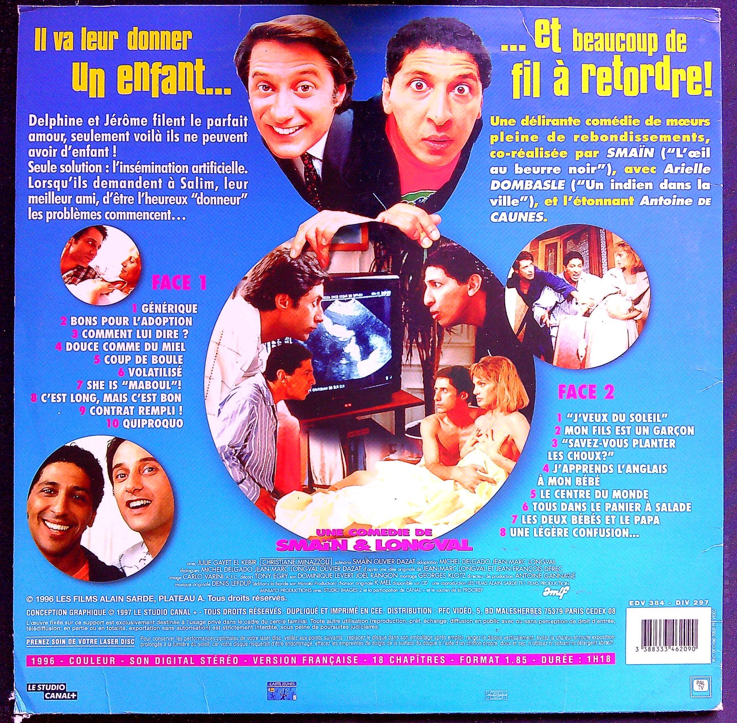 Laser Disc Les 2 Papas Et La Maman