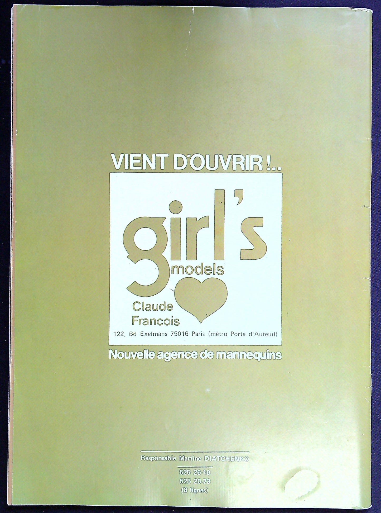 Magazine Erotique Absolu + Poster N°1
