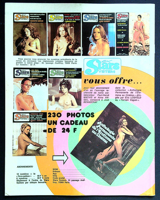 Magazine Erotique ex Stars System N° 8 Valérie Boisgel