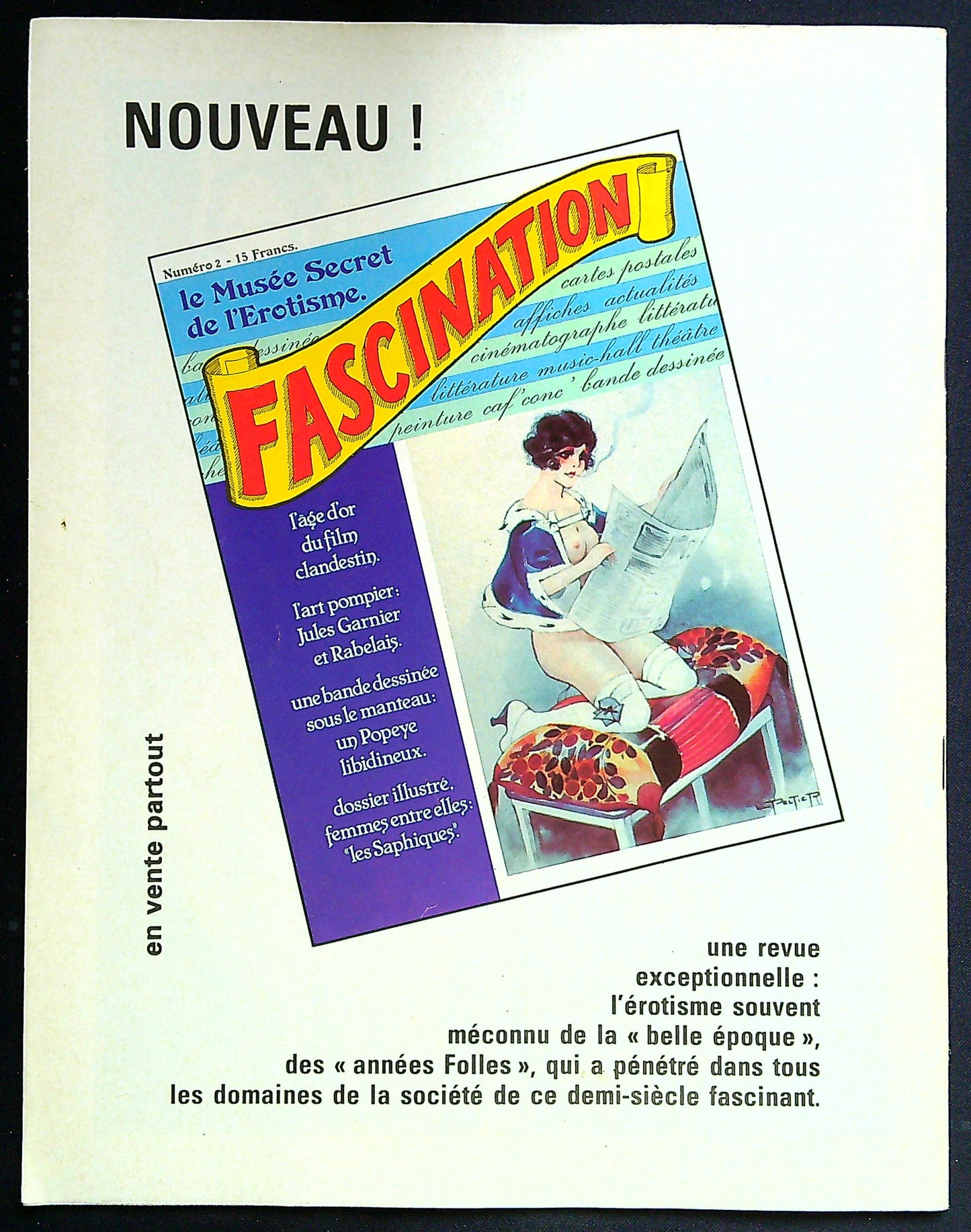 Magazine Erotique Ciné Girl N° 6 Miou Miou