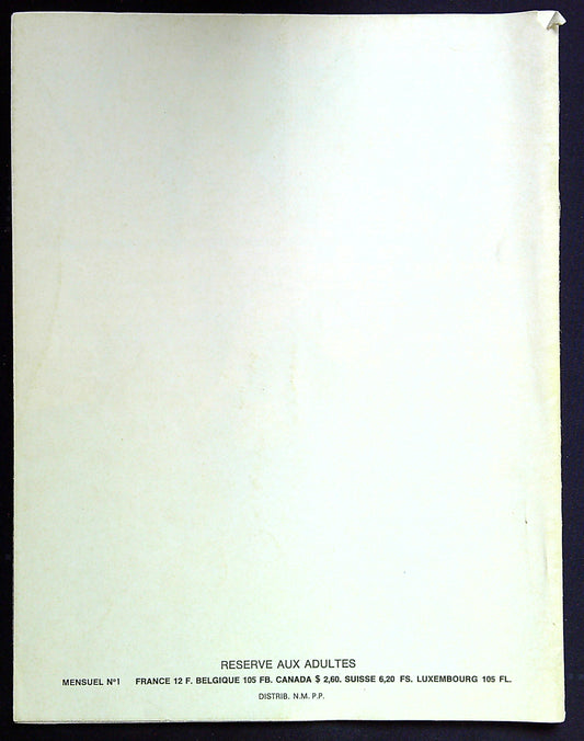 Magazine Erotique Partages Ouvertures Vers La Sexulalité N°1