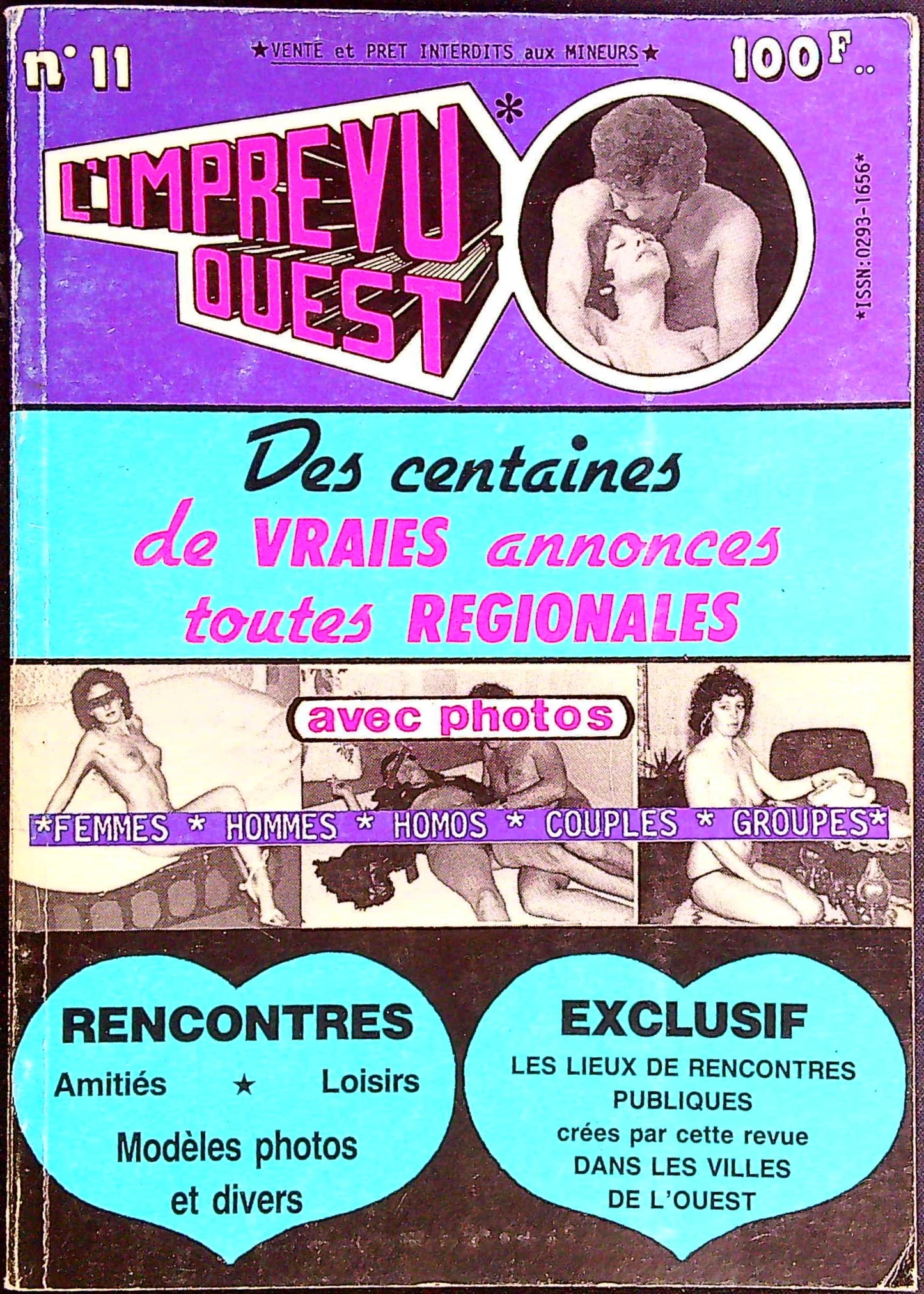 Magazine Erotique L'imprévue Ouest N°11