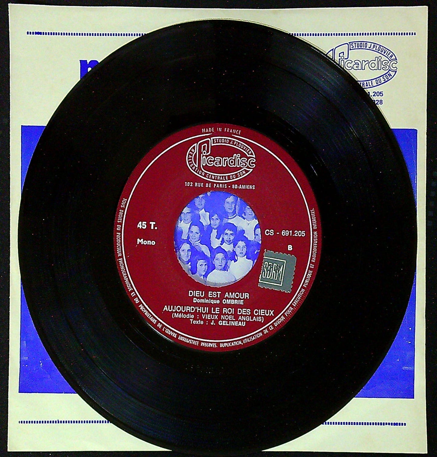 EP Chorale D'enfant de Rouvroy Noël 1969