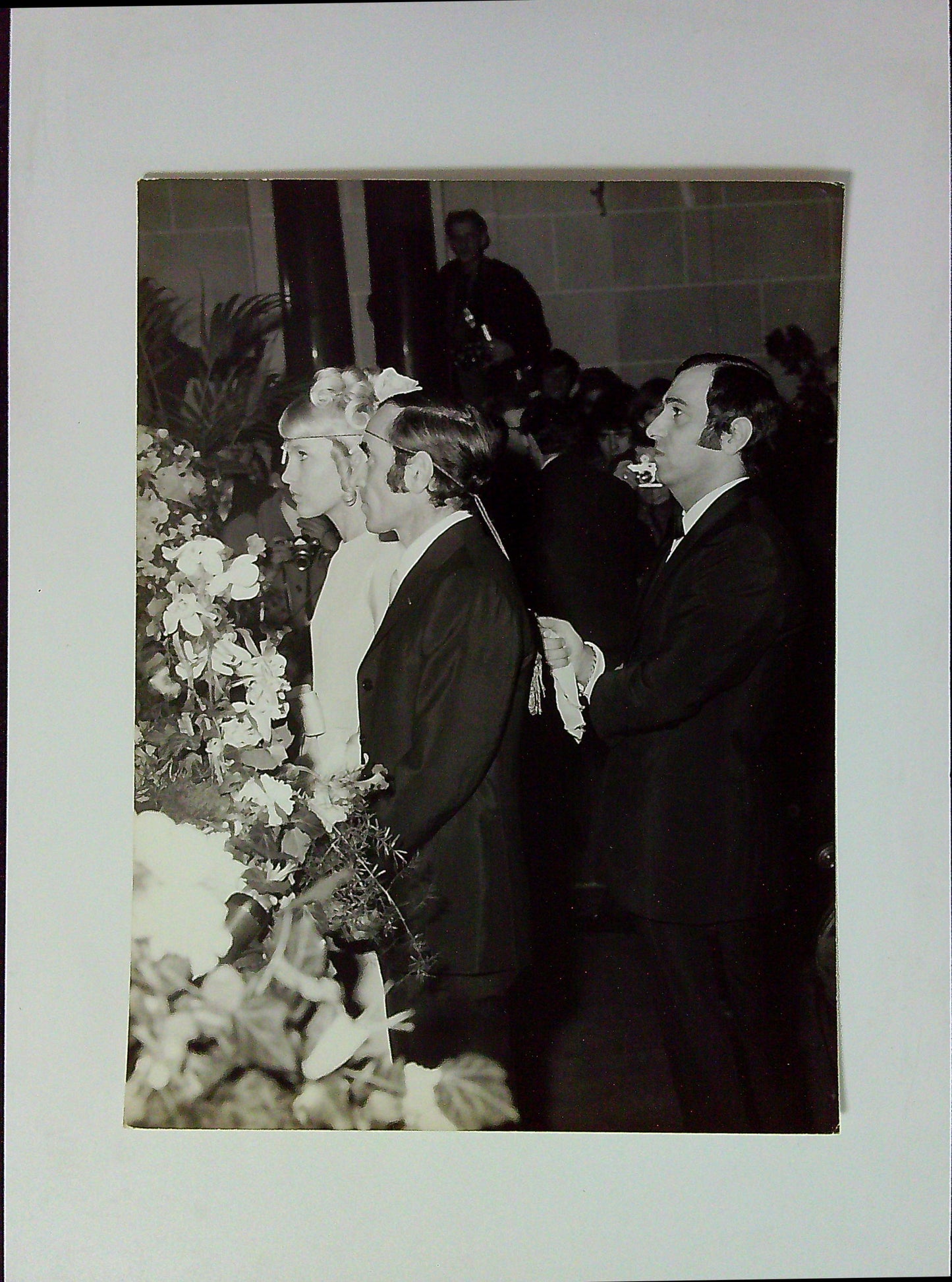 Photo Originale Presse Mariage Charles Aznavour Ulla Thorsell