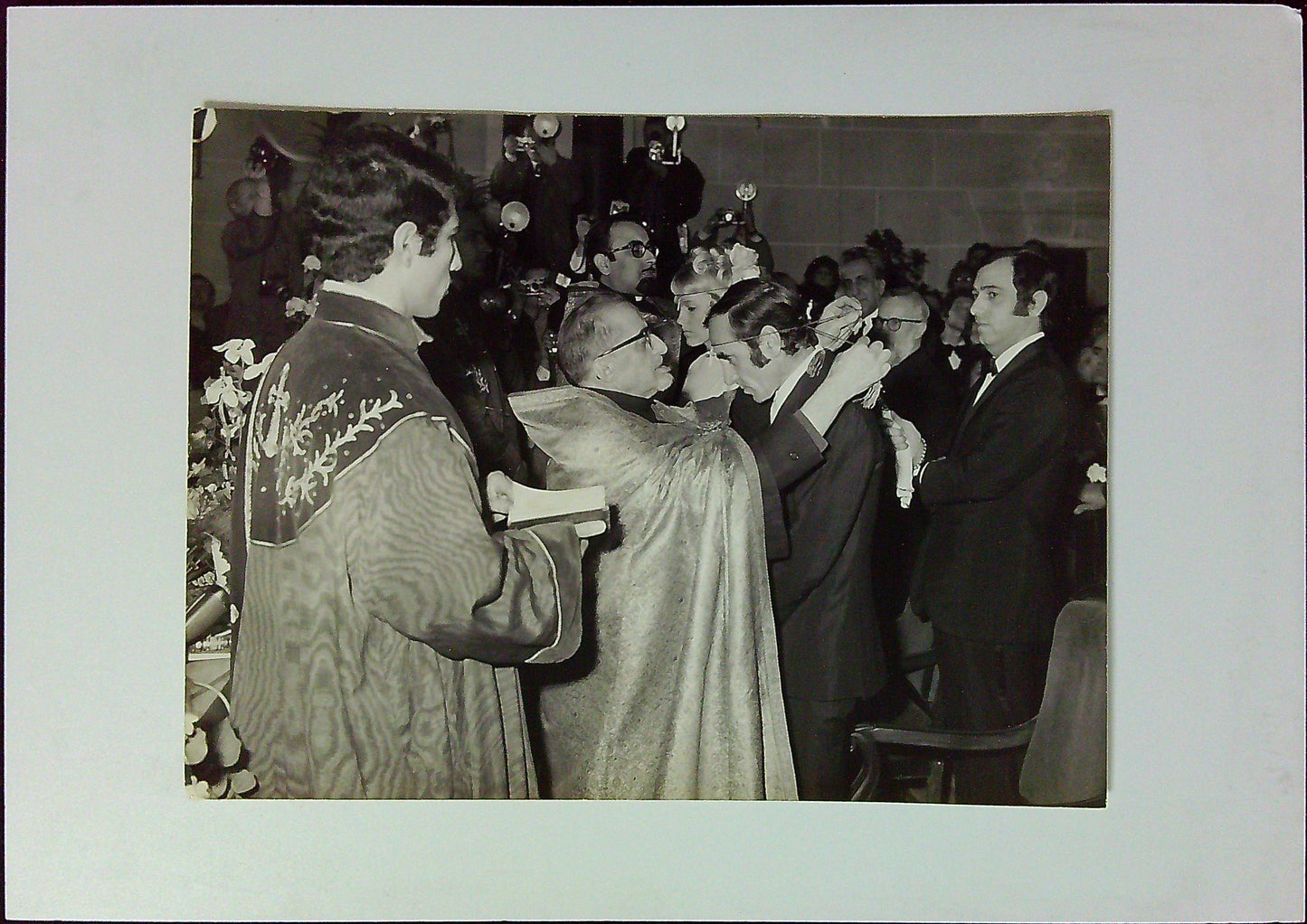 Photo Originale Presse Mariage Charles Aznavour Ulla Thorsell