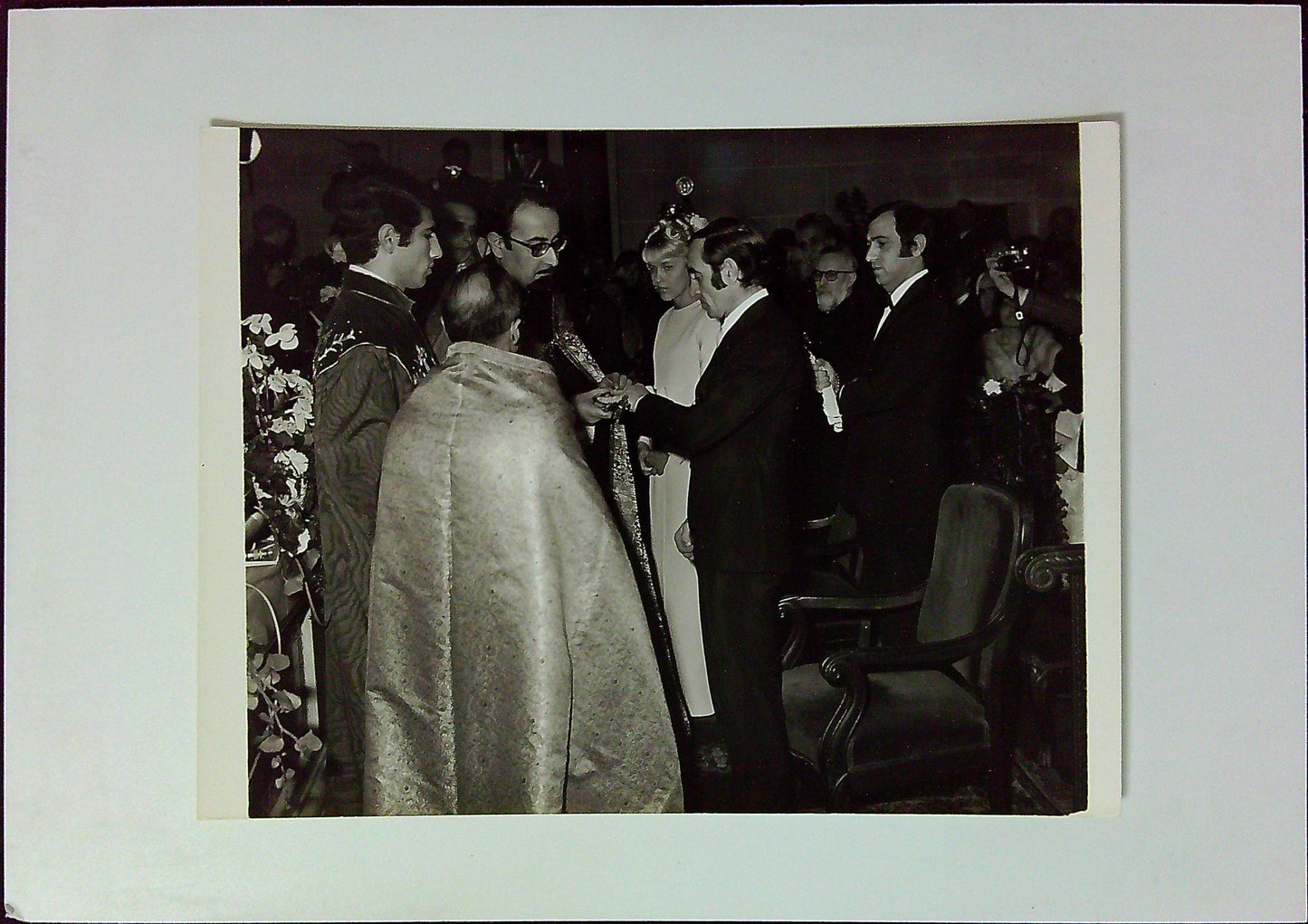 Photo Originale Presse Mariage Charles Aznavour Ulla Thorsell