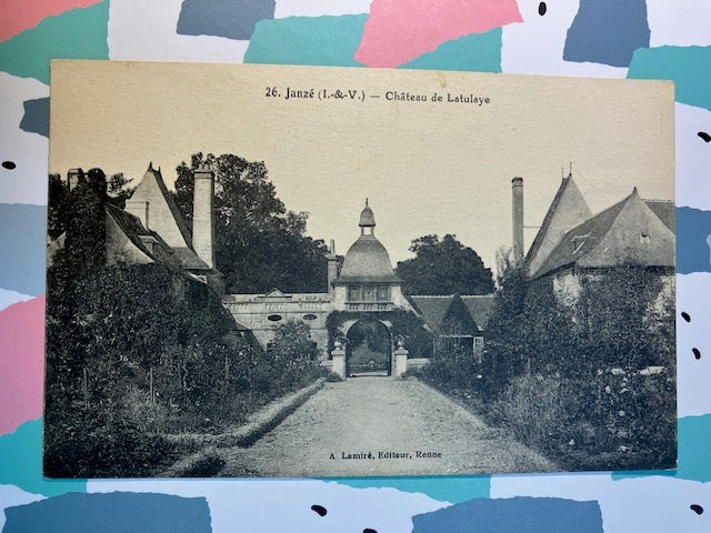 CP 35 Ille et Vilaine Janzé Château de Latulaye