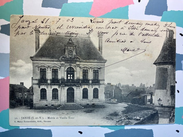 CP 35 Ille et Vilaine Janzé La Mairie