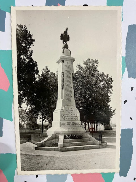 CP 35 Ille et Vilaine Janzé Monument aux Morts