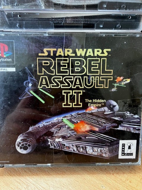 Jeu PlayStation Star Wars Rebel Assault II 2 The Hidden Empire