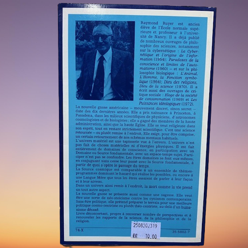 Livre La Gnose De Princeton Des Savants À La Recherche D’une Religion, De Raymond Ruyer
