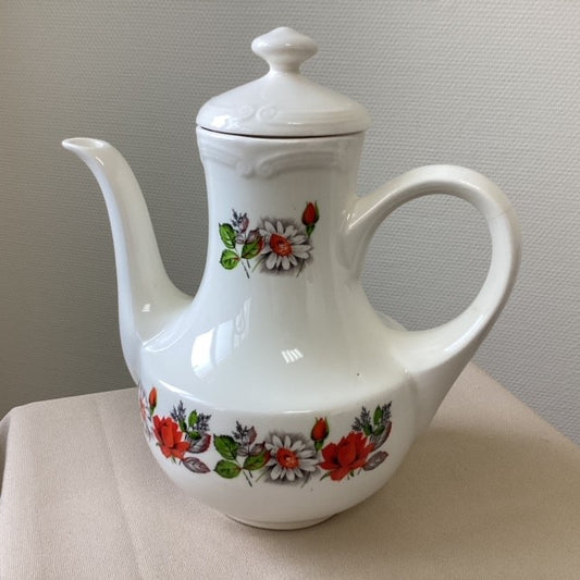 Théière de Gien Motif Fleurs