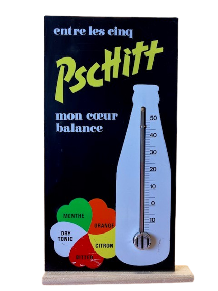 Thermomètre Publicitaire Soda Pschitt