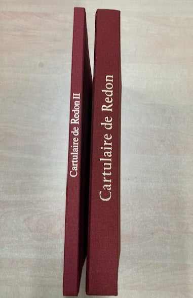 lot Livre Cartulaire de Redon Volume 1 & 2