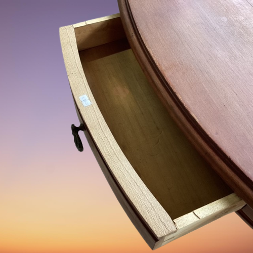 Table Ovale à Tiroir Vintage