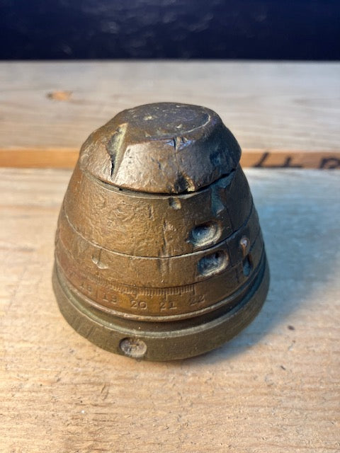 Presse Papier Obus Travail de Poilu Guerre Mondiale Munition WW1