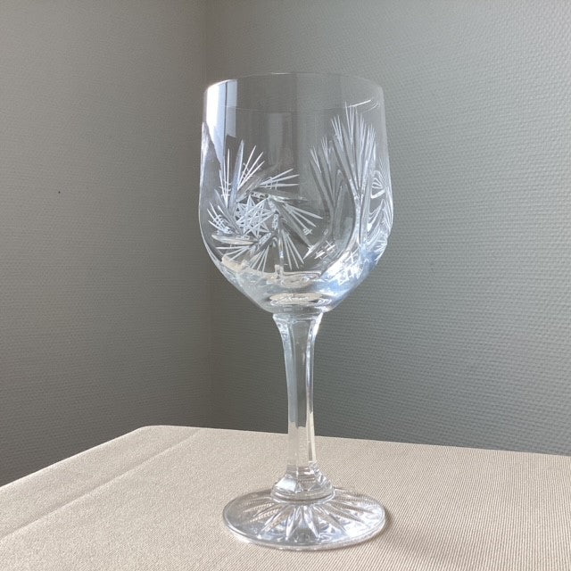 Verre à Eau Ou a Vin Cristal De Pologne