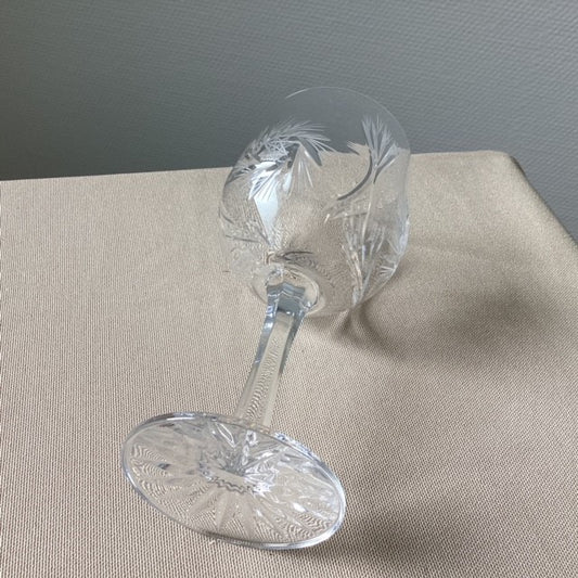 Verre à Eau Ou a Vin Cristal De Pologne