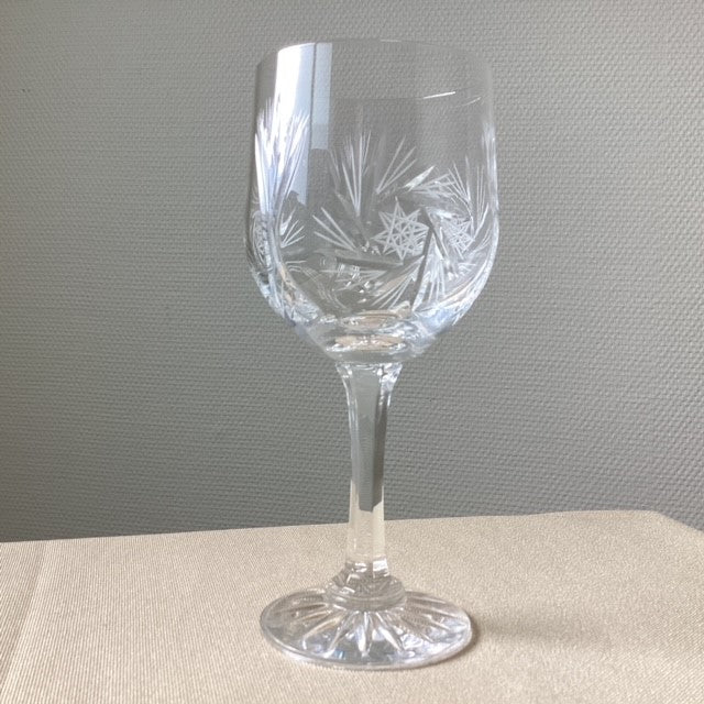 Verre à Eau Ou a Vin Cristal De Pologne