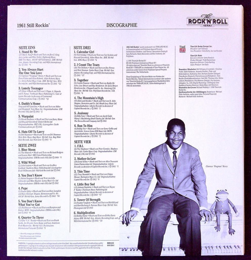 Vinyle 1961 Still Rockin' The Rock 'n' Roll Era Time Life