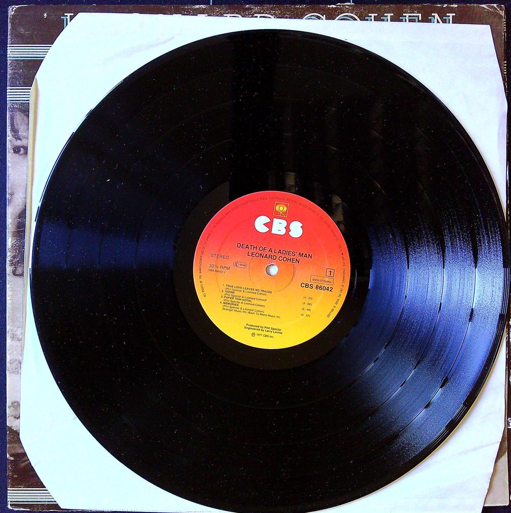 Vinyle Leonard Cohen Death Of A Ladies' Man Cbs