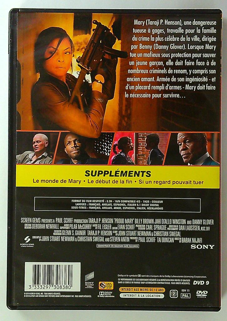 dvd Proud Mary Taraji P. Henson Action