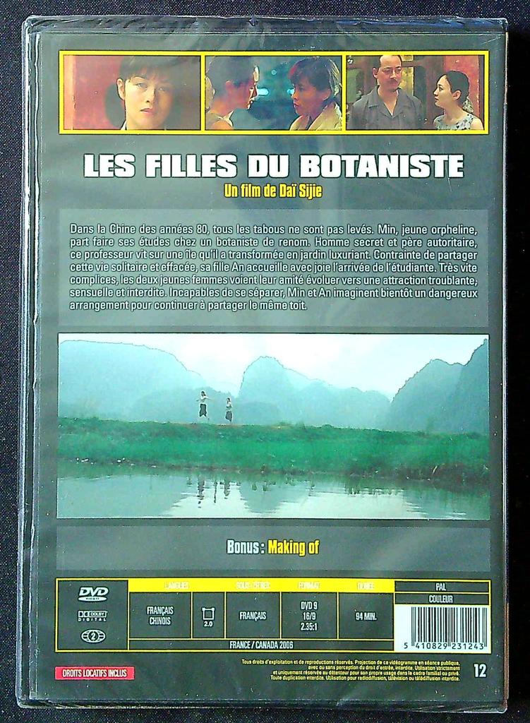 Dvd Les Filles du Botaniste – Cinéma – Film de Daï Sijie