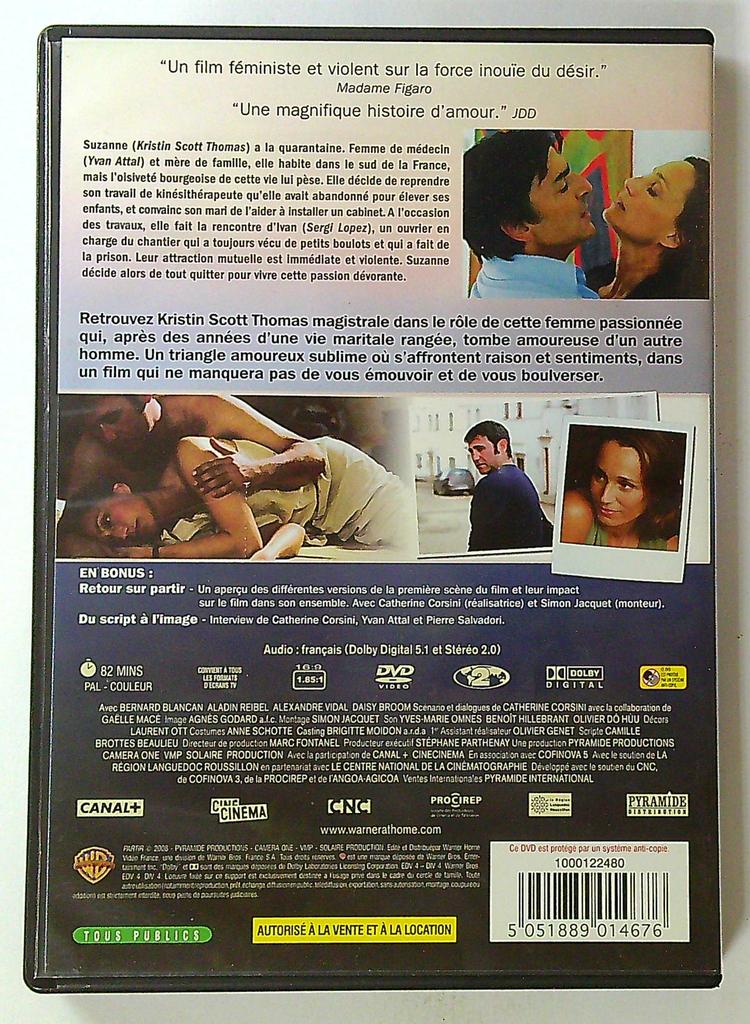 dvd Partir - Film de Catherine Corsini