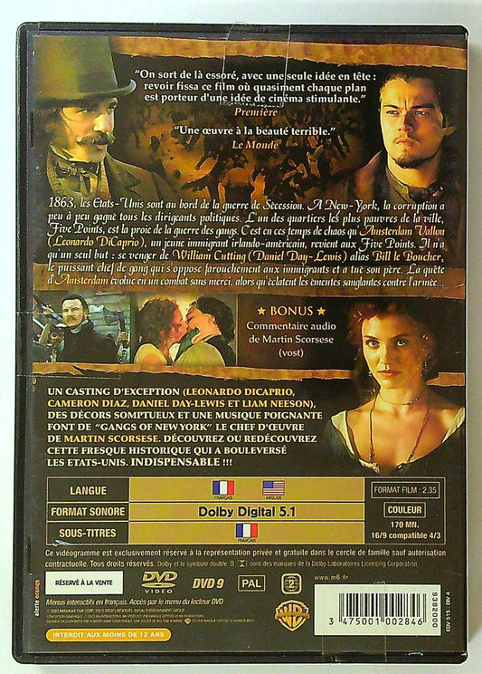 Dvd Gangs of New York Martin Scorsese
