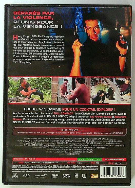 Dvd Double Impact Jean-claude Van Damme Esc Editions